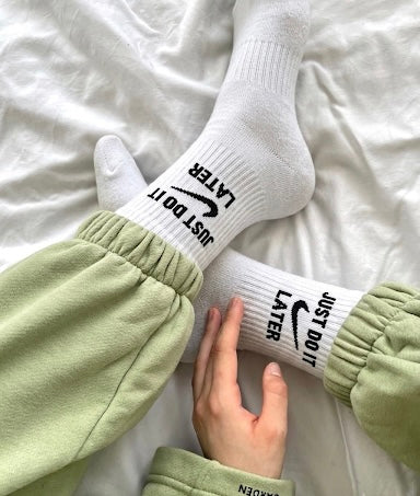 جواريب JUST DO IT
LATER