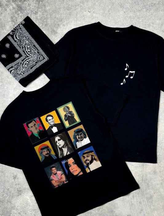 تيشيرت لكاظم الساهر والمغنين العرب