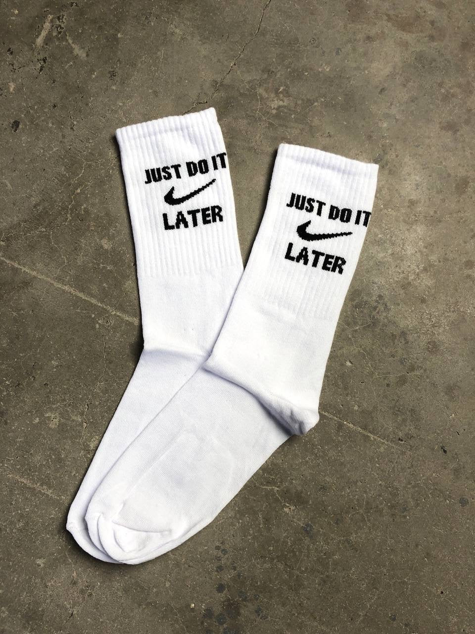 جواريب JUST DO IT
LATER