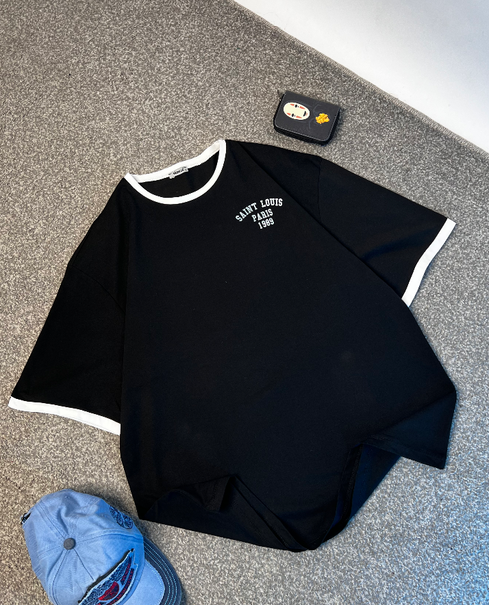 تيشيرت باريس ياخة وردن بخط  PARIS 1989