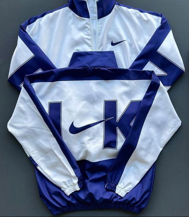 جاكيت نايك ازرق وابيض , مطري خفيف