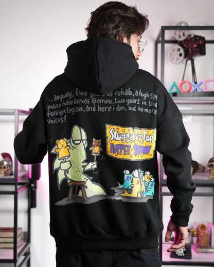 CARTOONERY هودي كارتوني لون اسود