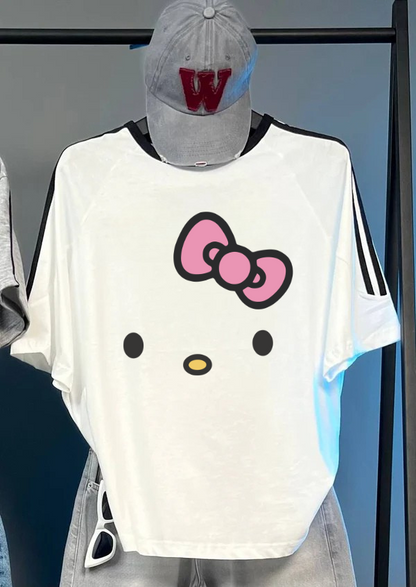 تيشيرت فيونكة وهيلو كيتي , مخطط قالب كبير