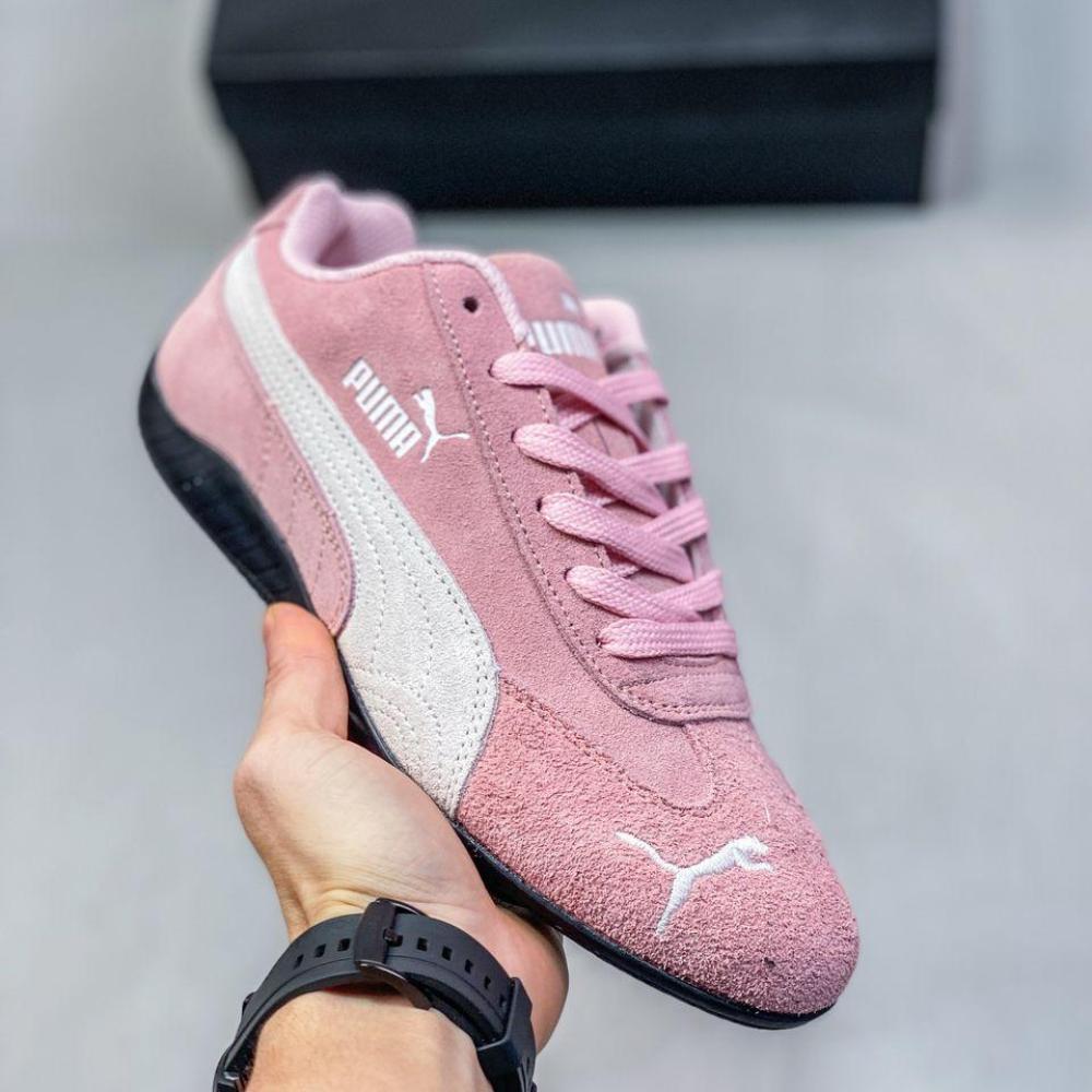 حذاء بوما شاموا وردي , قالب طبيعي (القياسات بين 36>40) - PUMA