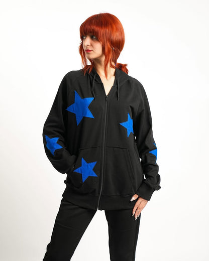 جاكيت اسود نجوم , قالب طبيعي