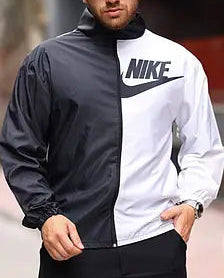 جاكين نايك ابيض واسود , مطري خفيف