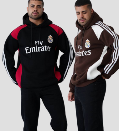 Fly Emirates - هودي ريال مدريد  , قالب كبير