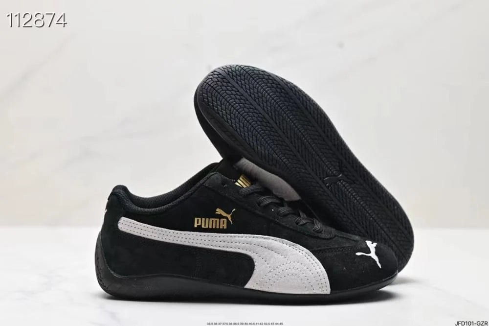 حذاء بوما شاموا اسود , قالب طبيعي (القياسات بين 36>40) - PUMA