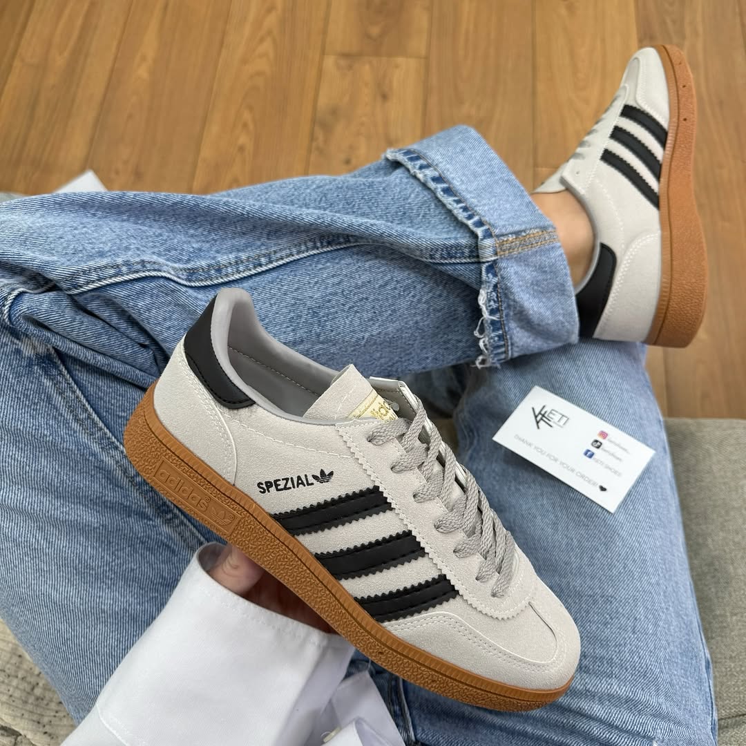 حذاء اديداس سامبا حجري اسود , قالب طبيعي (القياسات بين 36>46)