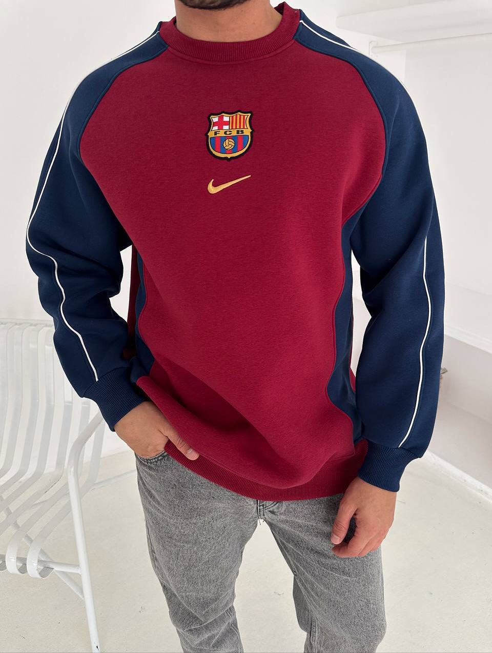 سويترات برشلونة نايك بلونين , قالب كبير