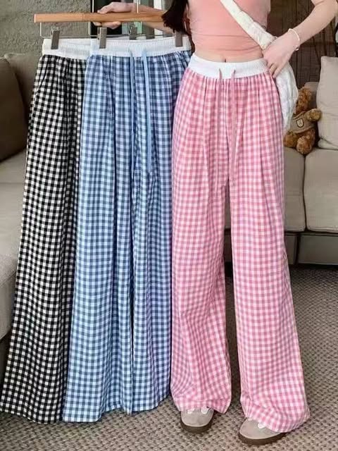 كاروهات نسائية ملونة , قالب طبيعي *