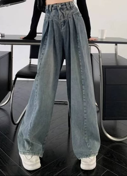 بنطرون جينز كيلوت ازرق بناتي *