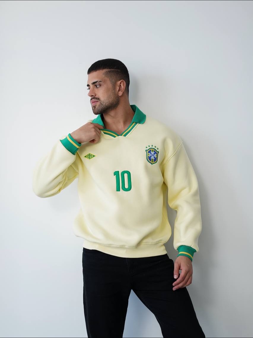 سويتر ياخة البرازيل لونين , قالب واسع