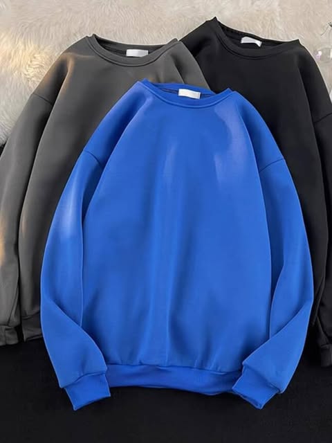 سويتر سادة قطني , قالب طبيعي*