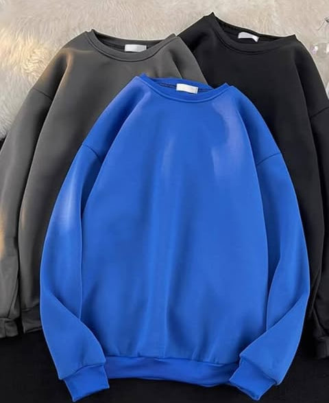 سويتر سادة قطني , قالب طبيعي*