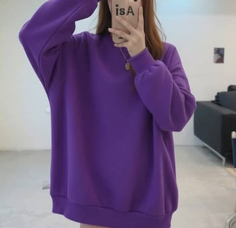 سويتر سادة قطني , قالب طبيعي*