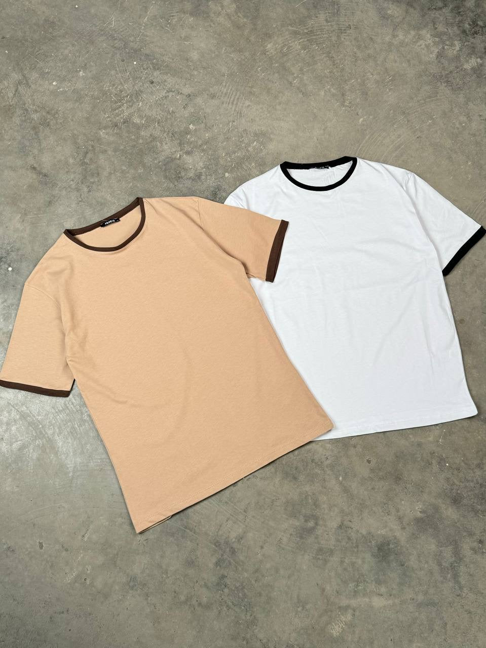 CS هاي قياسات ولون المنتج لا تحذفها 🔴 (تيشيرت ردن وياخة ملون قالب طبيعي)