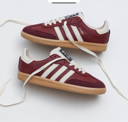 حذاء اديداس سامبا ماروني , قالب طبيعي (القياسات بين 36>46)