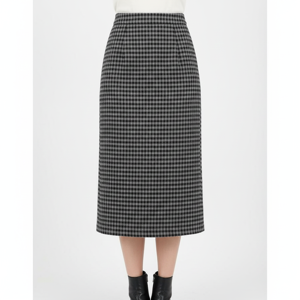 تنورة ستايل كوري شتوي *