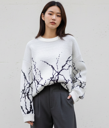 سويتر البرق ابيض