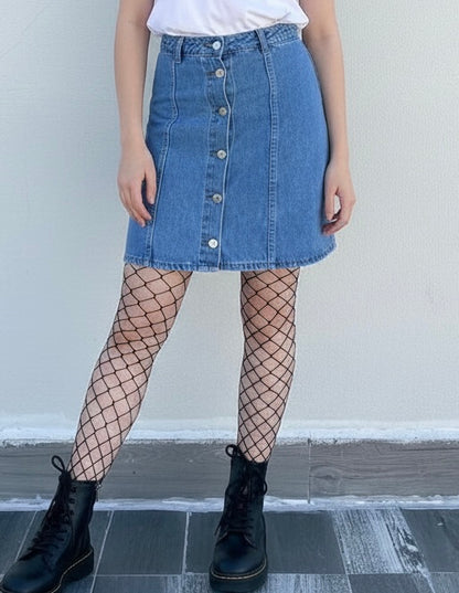 تنورة جينز دكم ✅