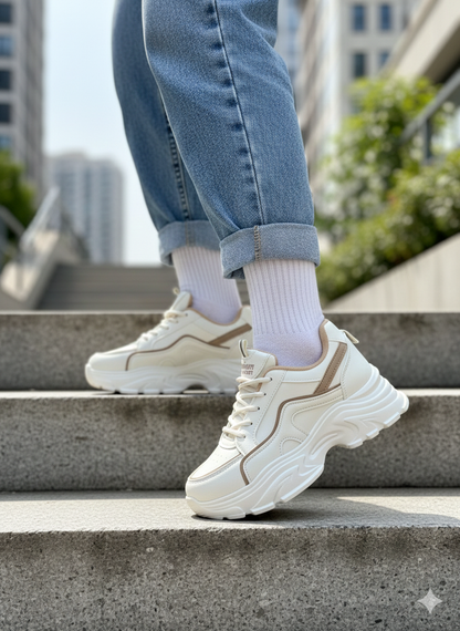 (القياسات بين 36>39) حذاء خط القهوائي ,قالب صغير