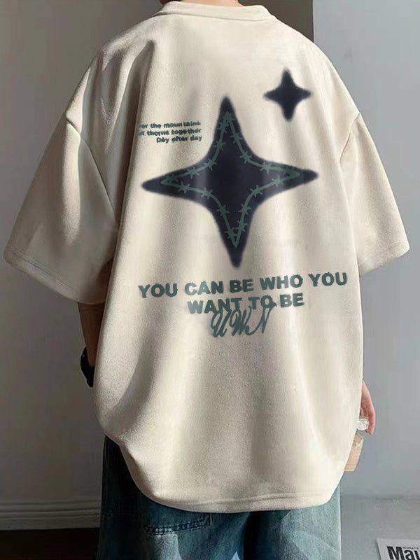 تيشيرت نجمة - YOU CAN BE WHO YOU WANT TO BE