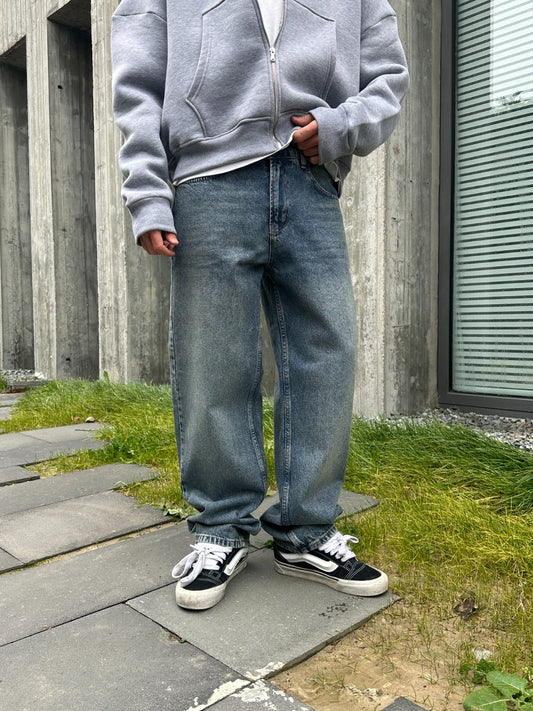 بنطرون جينز رجالي حبري , قالب طبيعي