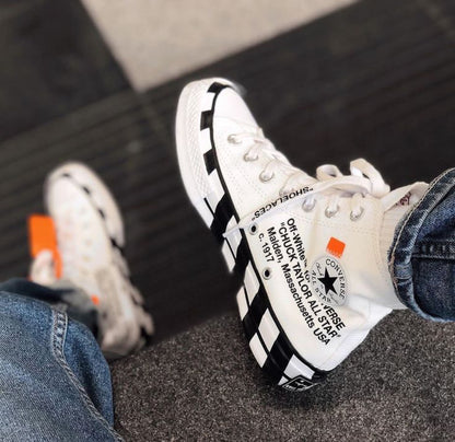 حذاء كونفرس كعب عالي ,قالب طبيعي