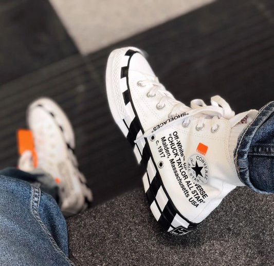 حذاء كونفرس كعب عالي ,قالب طبيعي