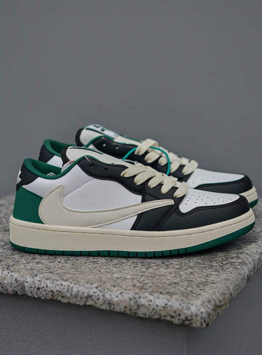 حذاء جوردن ترايفس سكوت اخضر واسود ,قالب طبيعي