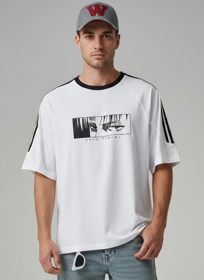 تيشيرت عين هيتاش انمي , مخطط قالب كبير