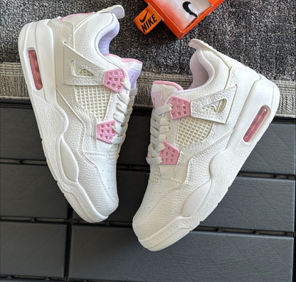 حذاء نايك جي 4 ابيض ووردي  ,قالب طبيعي Nike