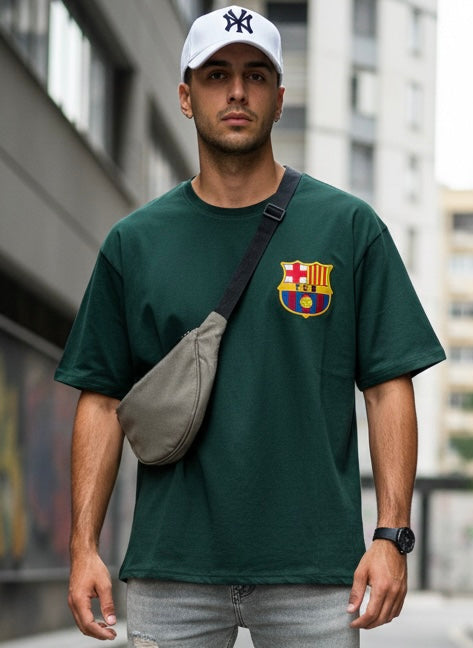 تيشيرت نادي برشلونه جانبية