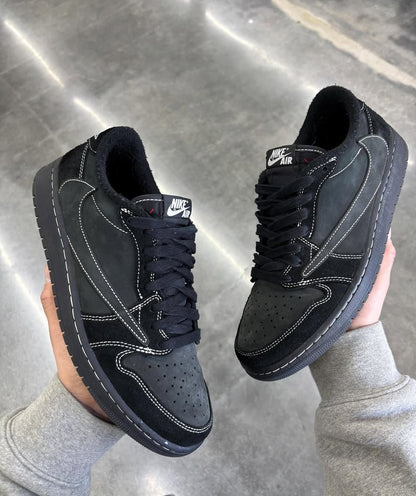 حذاء جوردن ترايفس سكوت اسود شاموا ,قالب طبيعي