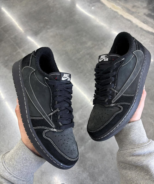 حذاء جوردن ترايفس سكوت اسود شاموا ,قالب طبيعي