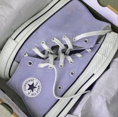 حذاء كونفرس ال ستار بنفسجي ,قالب طبيعي (القياسات بين 36>40)