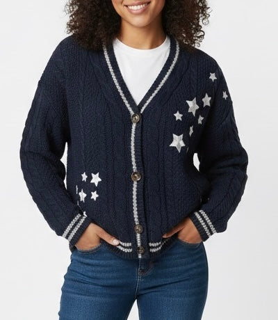 جاكيت تايلور سويفت نيلي