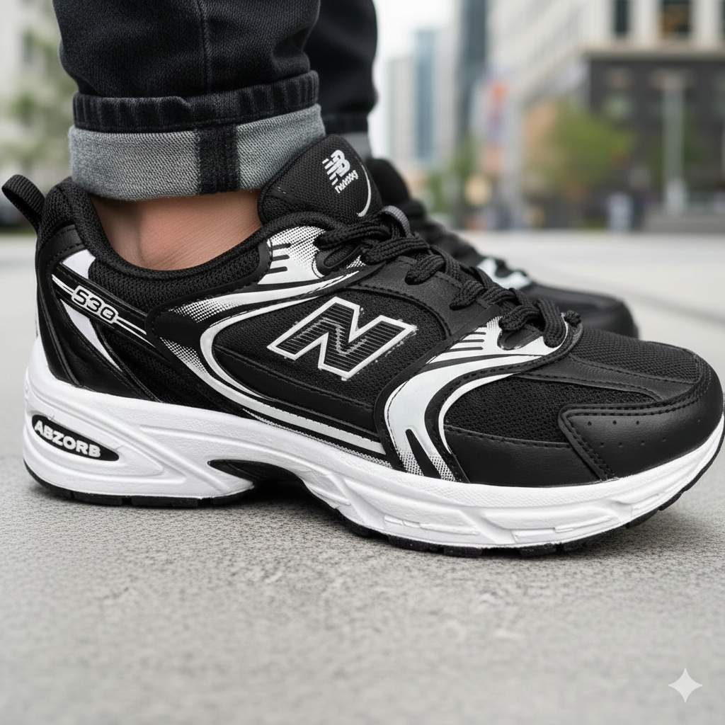 حذاء نيو بلانص رياضي  ,قالب طبيعي (القياسات بين 36>44) New Balance 530