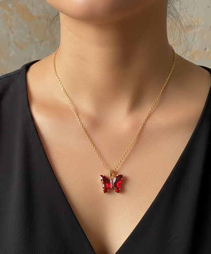 قلائد  فراشات ملونة ✅