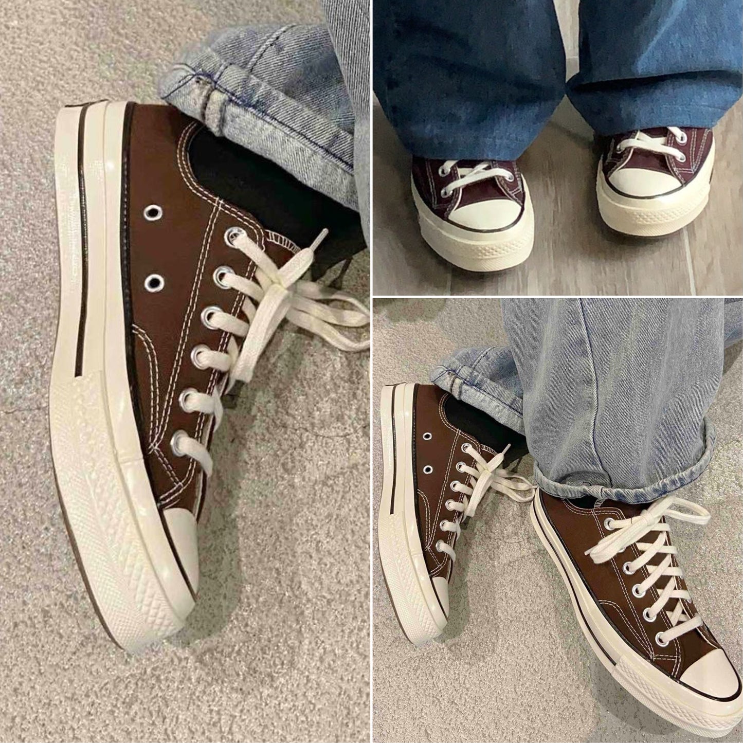 كونفرس ال ستار ناصي جوزي و قهوائي , قالب صغير (القياسات بين 36>44)