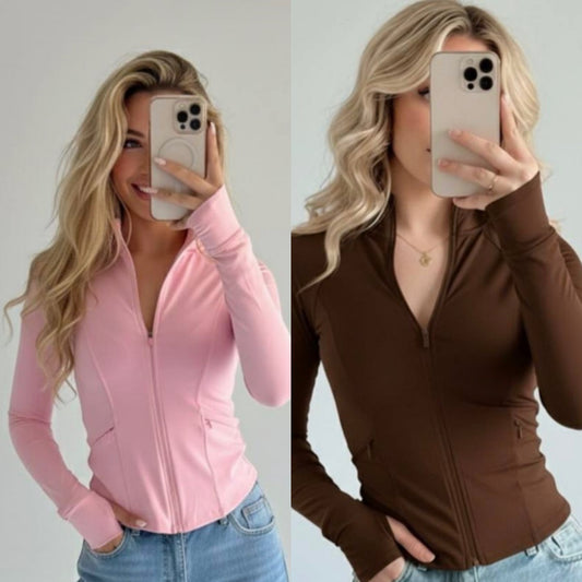 جاكيت صيفي نسائي بلونين جوزي ووردي