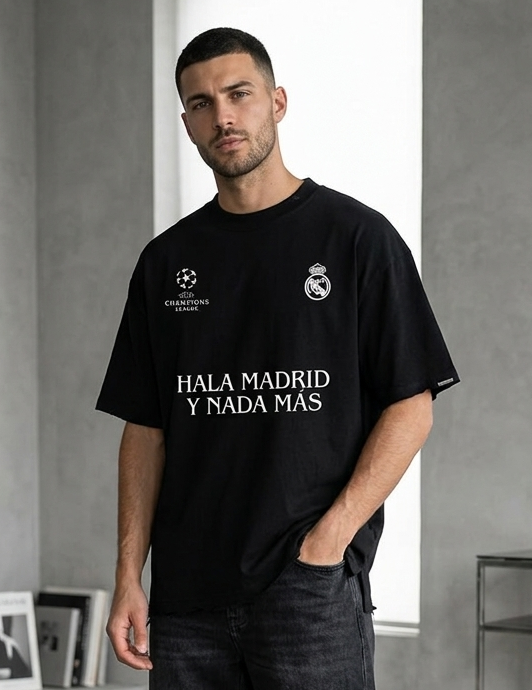 تيشيرت هلا مدريد قالب طبيعي