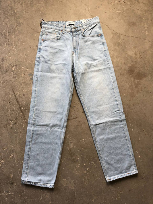 بنطرون جينز رجالي ثلجي , قالب طبيعي