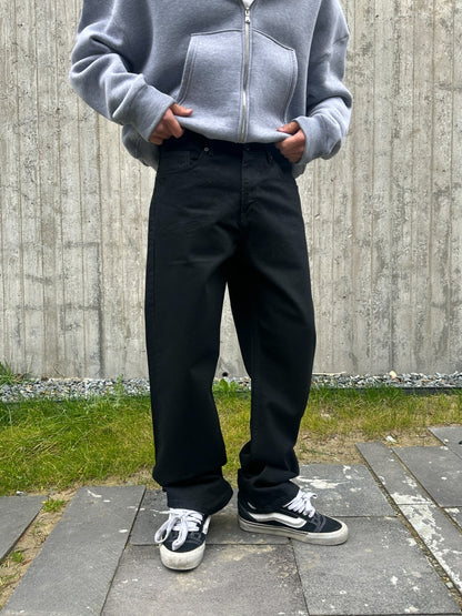 بنطرون جينز رجالي اسود , قالب طبيعي