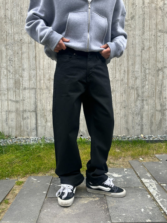 بنطرون جينز رجالي اسود , قالب طبيعي