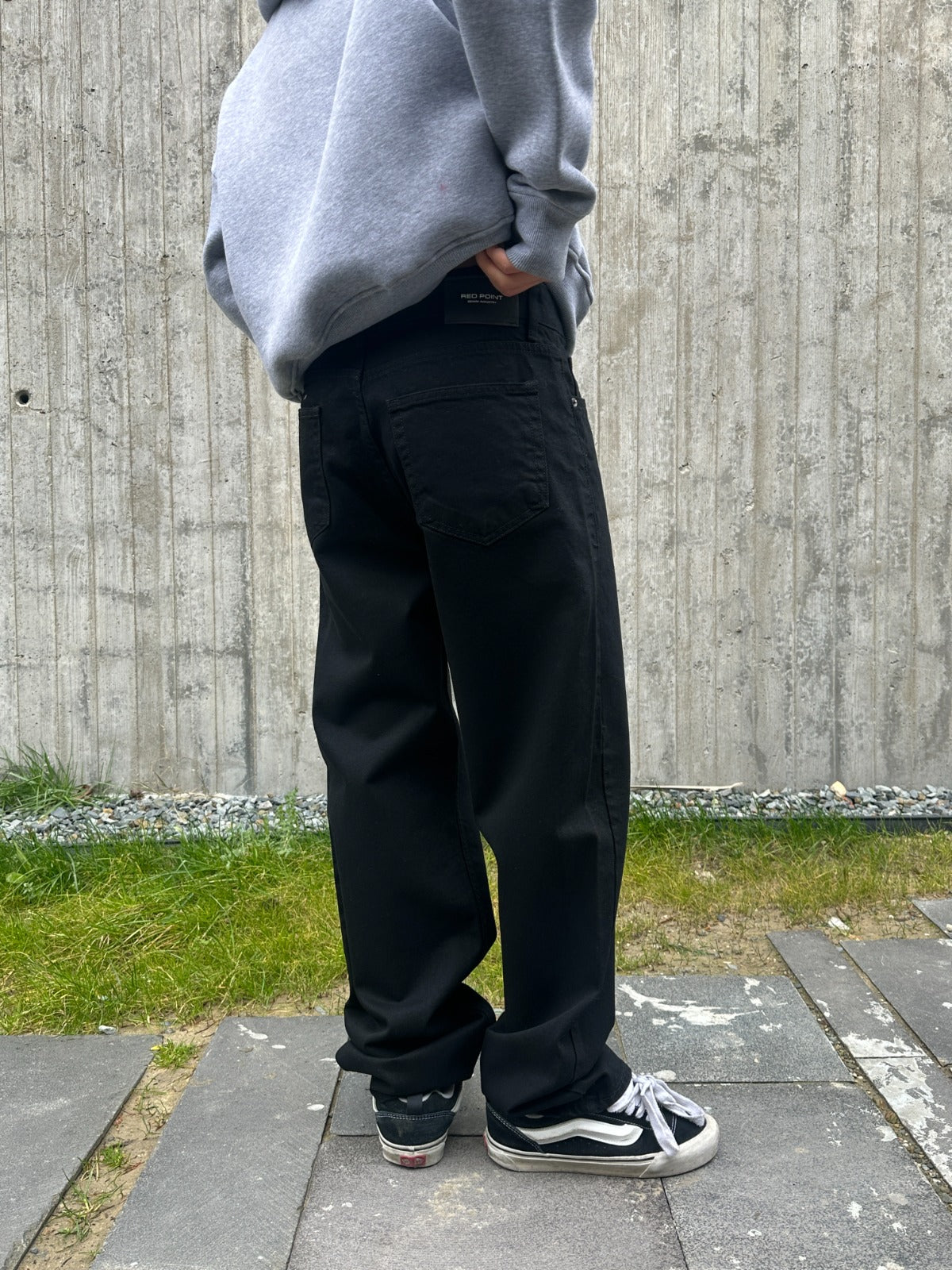 بنطرون جينز رجالي اسود , قالب طبيعي