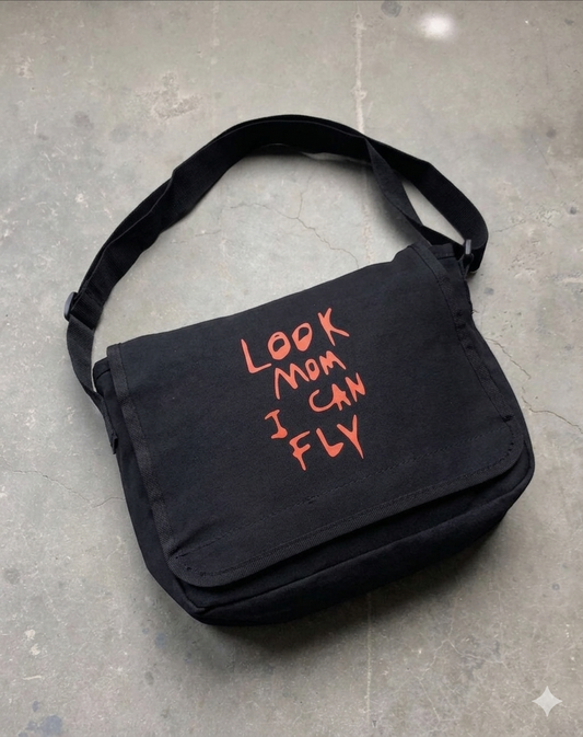 جنطة كتف جانبية look mom i can fly