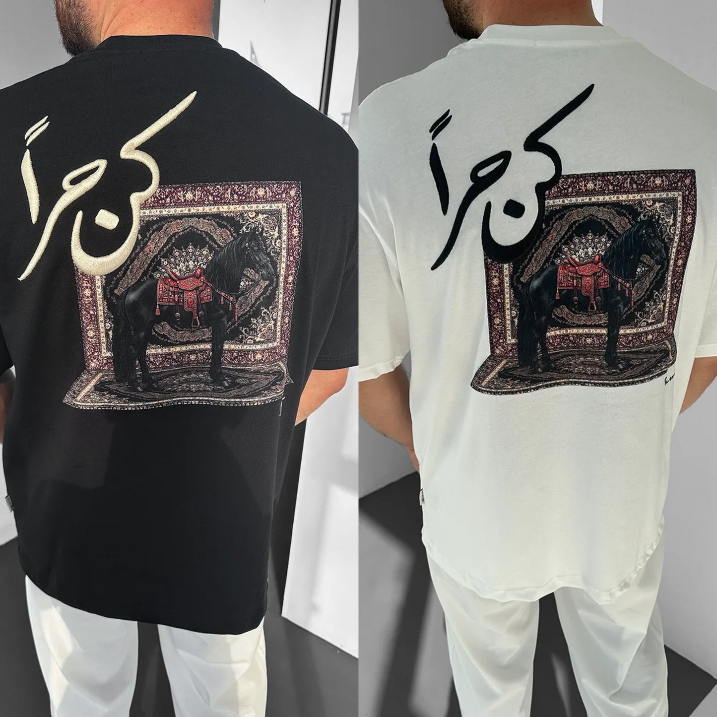تيشيرت "كن حرًا " بلونين ( اسود ,ابيض )