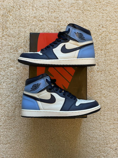 حذاء جوردن ازرق داكن ,قالب طبيعي